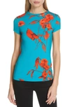 Ted Baker Dillia Fantasia Stretch T-shirt In Blue