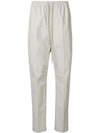 RICK OWENS TRACK STYLE TAILORED TROUSERS