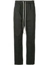 RICK OWENS TRACK STYLE TAILORED TROUSERS