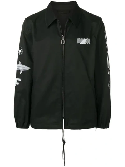 Lanvin Logo Lightweight Jacket In Black