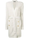 BALMAIN BELTED CARDIGAN