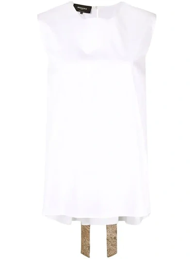 Rochas Cloqué In White