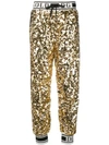 DOLCE & GABBANA SIDE BAND SEQUIN TROUSERS