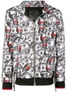 PHILIPP PLEIN PHILIPP PLEIN DOLLAR PRINT HOODIE - 黑色