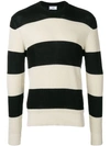 AMI ALEXANDRE MATTIUSSI STRIPED CREW NECK jumper