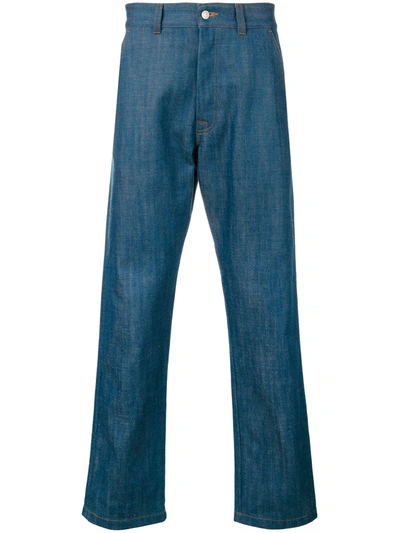 Ami Alexandre Mattiussi Straight Fit Jeans In Blue