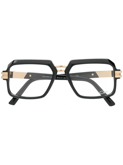 Cazal Square Frame Glasses - Black