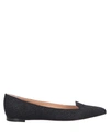 Sergio Rossi Ballet Flats In Black
