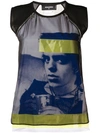 Dsquared2 Layered Print T In Black