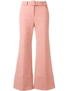 SARA BATTAGLIA TAILORED FLARED TROUSERS