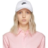 Nike Sportswear Heritage86 Futura Washed Adjustable Back Hat In 100 White