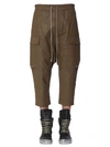 RICK OWENS CARGO CROP TROUSERS,151188
