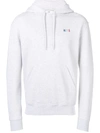 AMI ALEXANDRE MATTIUSSI HOODIE WITH AMI EMBROIDERY