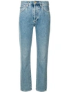 GOLDSIGN MID RISE STRAIGHT JEANS