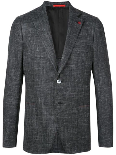 Isaia Single-breasted Blazer - 黑色 In Black