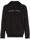 NASASEASONS YOU CAN'T SIT EMBROIDERED HOODED JUMPER