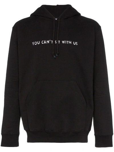 Nasaseasons 'expensive & Difficult' Embroidered Hoodie In Black