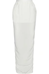 Rick Owens Pencil Midi Skirt In Off-white
