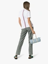 Thom Browne Signal Stripe Short Sleeve Polo Shirt In 100 White