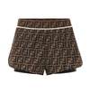 FENDI PRINTED SHORTS,P00357065