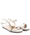 GUCCI MARMONT LEATHER SANDALS,P00365135