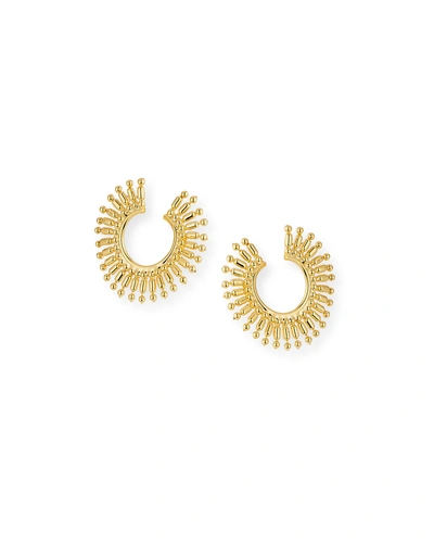 Auden Valeria Hoop Earrings In Gold