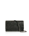 Judith Leiber Fizzoni Full-beaded Clutch Bag In Jet