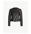 VINCE Zipped leather jacket