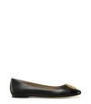 Tory Burch Chelsea Cap Toe Ballet Flat In Black