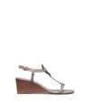 TORY BURCH MILLER SANDAL WEDGES, TUMBLED LEATHER,190041958474