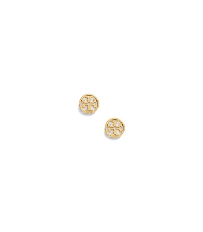 Tory Burch Miller Stud Earring In Tory Gold