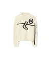 TORY BURCH OVERSIZED INTARSIA SWEATER,192485072051