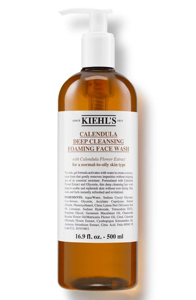 Kiehl's Since 1851 Calendula Deep Cleansing Foaming Face Wash For Normal-to-oily Skin, 7.8 oz In 7.8 Fl oz | 230 ml