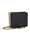 TOM FORD LEATHER CHAIN WALLET,14999727