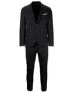 Neil Barrett Slim Stretch Tech Suit In Black