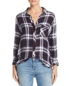 Rails Hunter Plaid Shirt In Navy/magenta/white
