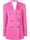 CALVIN KLEIN 205W39NYC CALVIN KLEIN 205W39NYC STRUCTURED BLAZER - PINK