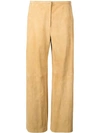 KHAITE KHAITE STRAIGHT LEG TROUSERS - 大地色