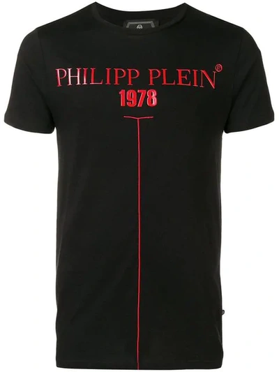 Philipp Plein Logo T-shirt In Black