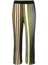KENZO RIBBED CROPPED TROUSERS