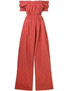 ULLA JOHNSON OFF SHOULDER JUMPSUIT