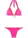 AMIR SLAMA PANELLED BIKINI SET