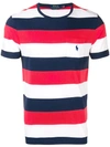 POLO RALPH LAUREN STRIPED LOGO T-SHIRT