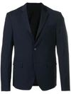 Prada Single-breasted Wool Blazer In Blue