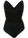Amir Slama Sleeveless Swimsuit In Black