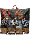 JW ANDERSON X GILBERT & GEORGE FRINGED CANVAS BACKPACK