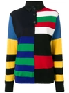 JW ANDERSON STRIPED RUGBY KNITTED TOP