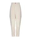 SEE BY CHLOÉ SEE BY CHLOÉ WOMAN PANTS BEIGE SIZE 10 POLYESTER, ELASTANE,13304262BN 2