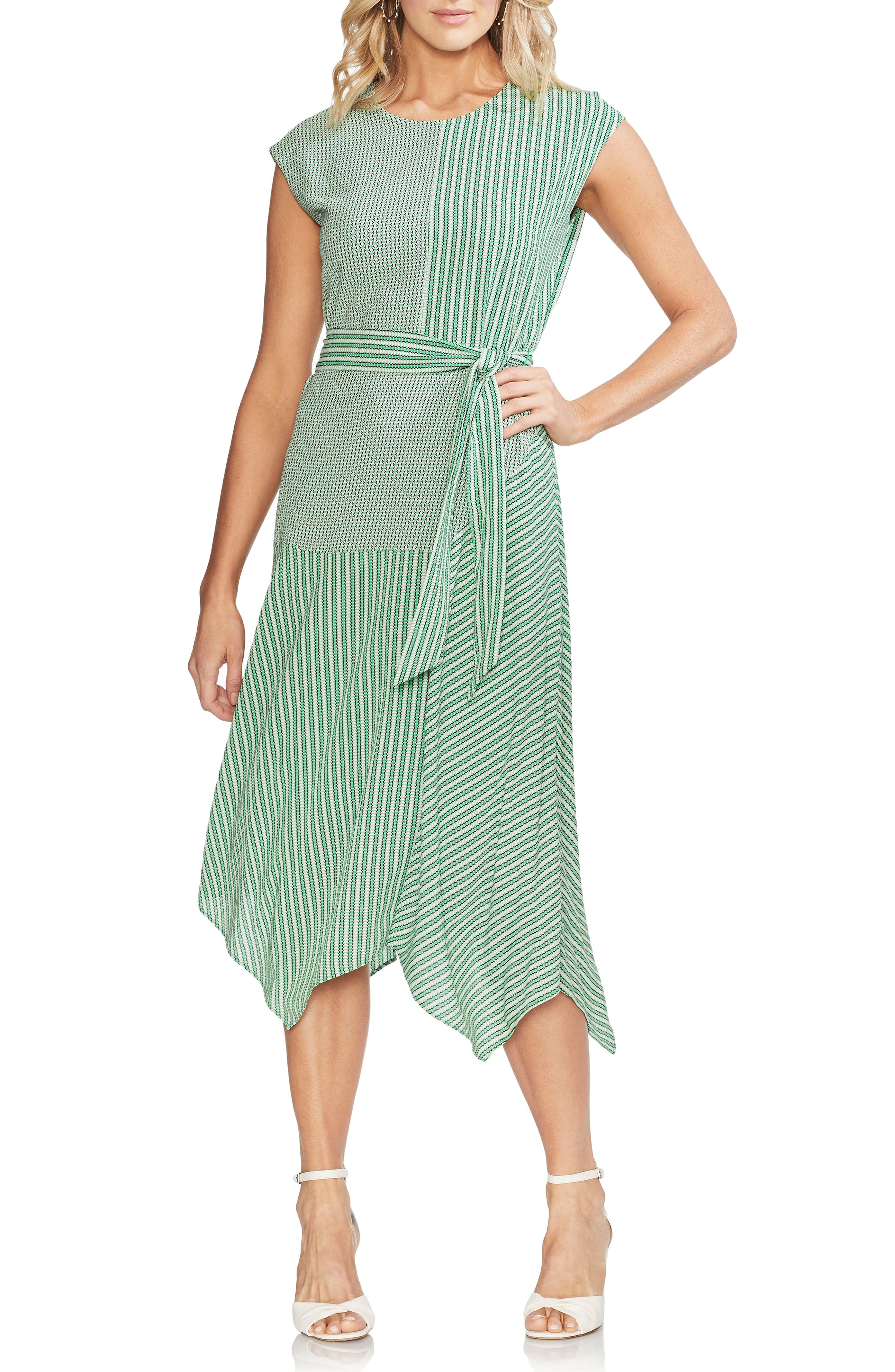 vince camuto emerald green dress