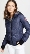 Canada Goose Dore Hooded Shell Down Jacket In Navy